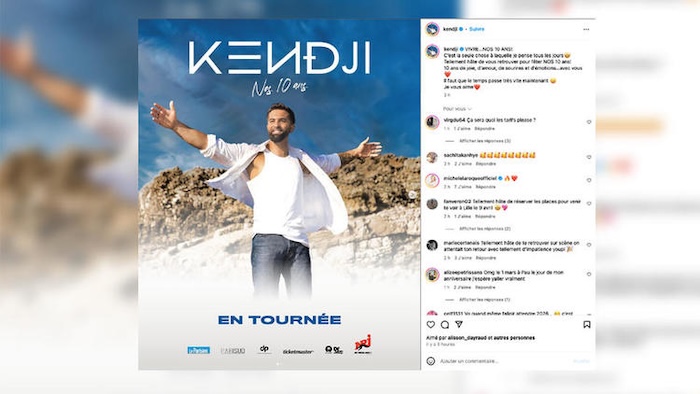 Kendji VIVRE NOS 10 ANS